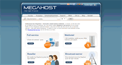 Desktop Screenshot of megahost.dk
