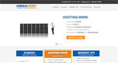 Desktop Screenshot of megahost.pl